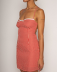 Gingham woven dress
Adjustable crisscross back tie straps
Back hook and eye and zipper closure
Fully lined
red Summer gingham Dress