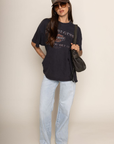 High rise flare leg jean
Button and zipper fly
Five pocket construction
Raw hem
Seamed details
Unlined