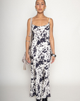 Cow printed maxi slip dress
Fixed straps
Unlined
stagecoach maxi dress