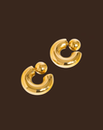 16K Gold Non-Tarnish Ball C Hoop Earring
16K Gold Plating
Stainless Steel
thick gold hoop earring