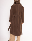 brown Faux suede trench coat
Double breast button down closure
Collared
Adjustable wait tie
Back slit
Lined
fall outfit
winter outfit
winter trench coat