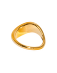 18K non-tarnish classic wavy band ring
18K gold plating stainless steel
Size 7 measurement: 0.682 Diameter/2.14 Circumference -
Lead and Nickel Free
Hypoallergenic
Water Resistant