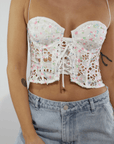 Kyra Crop Top by For Love & Lemons - SHOPLUNAB