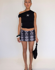 black Knit tank top
Off the shoulder
Elastic straps
Fully lined
going out top