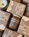 Hello Darkness My Old Friend Candle by Blow Me Candle Co. - FINAL SALE