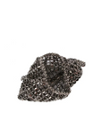 Acrylic mirror beaded bag
Chain strap
dark grey beaded bag