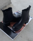 Ireland by Billini is an on-trend combat ankle boot. An instant outfit elevator, Ireland is a must-have this season for its versatility and style.
chunky rubber sole with heel
closed round toe
structured upper with elasticated gusset
back pull tab
closed heel counter
synthetic upper, lining and outsole
Heel height 7.5cm.