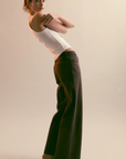 Mid-rise fit designed to sit lower on the hips for a relaxed, low-slung feel.
Full-length silhouette
32" inseam
Crafted from rigid denim, this style will naturally soften and relax over time.
brown denim jeans