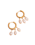 18K Gold Non-Tarnish Three Petite Pearl Dangle Earring
18K Gold Plating
Stainless Steel
Freshwater Pearl
Measurement (L x W inch): 1.1 x 0.5
Lead-free
Nickel-safe
Hypoallergenic
Water Resistant