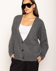 Soft fuzzy knit cardigan
Long sleeve
V-neckline
Button down closure
Unlined
dark grey oversized cardigan
fall outfit
thanksgiving outfit
v neck sweater
v neck cardigan