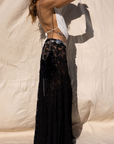 black lace maxi skirt
Elastic waistband
Unlined/Sheer
stagecoach skirt outfit
festival skirt outfit