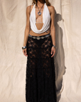 white Cowl halter neck top
Adjustable neck and back ties
Open back
going out halter top
stagecoach top outfit
festival top outfit
coachella top outfit