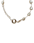 Baroque Pearl Bracelet
18k Gold Filled
6x8mm Simulated Baroque Pearls
Length: 6.5 inches with 1" extender
Hypoallergenic 