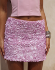 pink Sequin mini skirt
Low waisted
Side seam invisible zipper
Lined, non-stretch
bachelorette fun mini skirt
pink sequin low waisted mini skirt