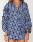 Borrowed Plaid Top