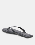 pared down and simplistic sandal adds a chic and effortless touch to your casual looks. Black sandal. Simple but cute sandal. Dolce Vita shoe. Dolce vita sandal.