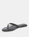 pared down and simplistic sandal adds a chic and effortless touch to your casual looks. Black sandal. Simple but cute sandal. Dolce Vita shoe. Dolce vita sandal.