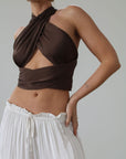 See Me Wrap Top - FINAL SALE