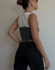 Button Me Up Bustier - SHOPLUNAB