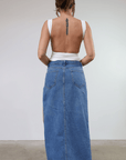 Split Decision Maxi Skirt - SHOPLUNAB