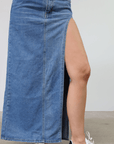 Split Decision Maxi Skirt - SHOPLUNAB