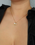 Caelyn Bow Necklace by Jessa Jewelry - FINAL SALE