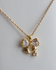 Caelyn Bow Necklace by Jessa Jewelry - FINAL SALE
