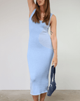 Chill Wave Midi Dress - SHOPLUNAB