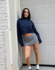 Wall St. Crop Sweater - FINAL SALE