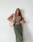 Keep It Close Crop Vest - FINAL SALE