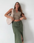 Keep It Close Crop Vest - FINAL SALE