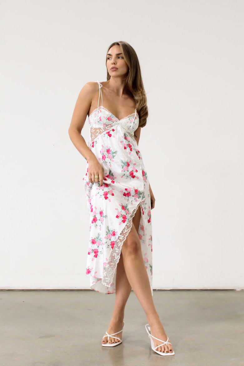 Babys Breath Midi Slip Dress by For Love & Lemons - FINAL SALE Babys Breath Midi Slip Dress by For Love & Lemons - FINAL SALE