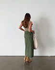 99 Low Maxi Skirt Fade Army by Abrand Jeans - FINAL SALE