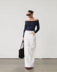 Button Me Up Maxi Skirt