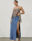 Split Decision Maxi Skirt - FINAL SALE