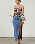 Split Decision Maxi Skirt - FINAL SALE