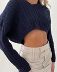 Academia Crop Sweater