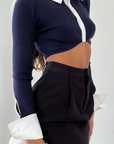 Prep School Crop Top - FINAL SALE