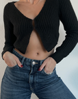 Girl Talk Crop Sweater