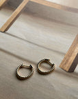 Gold Huggie Ear Stack by Viviana D'Ontañón - FINAL SALE