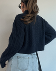 Wall St. Crop Sweater - FINAL SALE