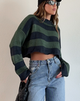 University Crop Sweater - ONLINE EXCLUSIVE