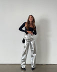 Zelda Metallic Trouser by 4th & Reckless - FINAL SALE