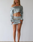 Take Notes Crop Top - SHOPLUNAB