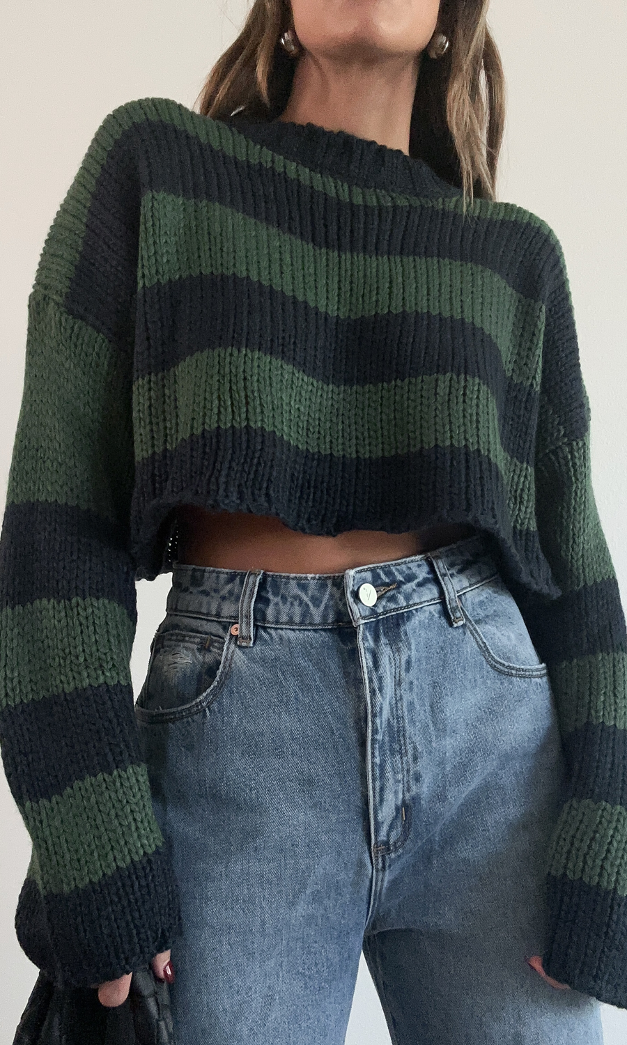 University Crop Sweater - FINAL SALE