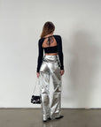 Zelda Metallic Trouser by 4th & Reckless - FINAL SALE