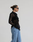 Top Notch Button Down Top - FINAL SALE