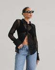 Top Notch Button Down Top - FINAL SALE