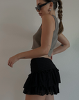 Laced Mini Skirt