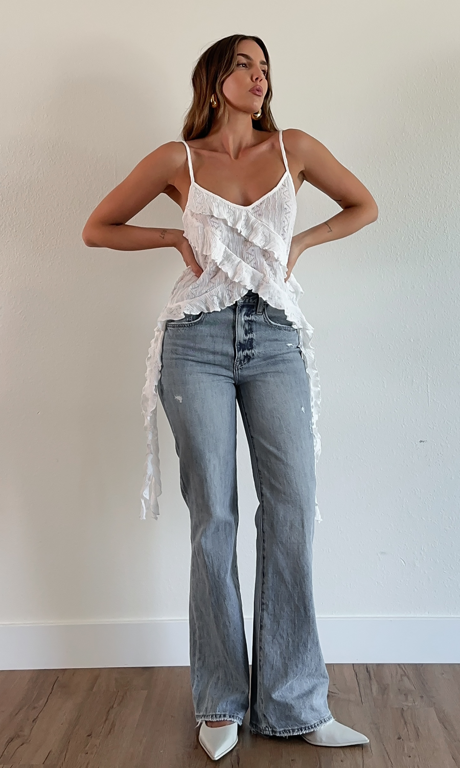 For The Frill Of It Top - FINAL SALE
